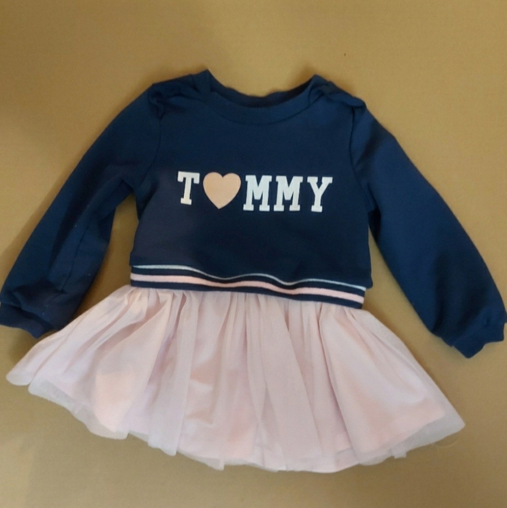 Tommy Hilfiger Spellout Infant Dress